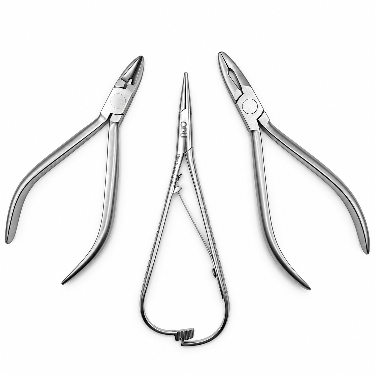 3-Piece Orthodontic Pliers Kit – Mathieu, Weingart & Pin/Ligature Cutter