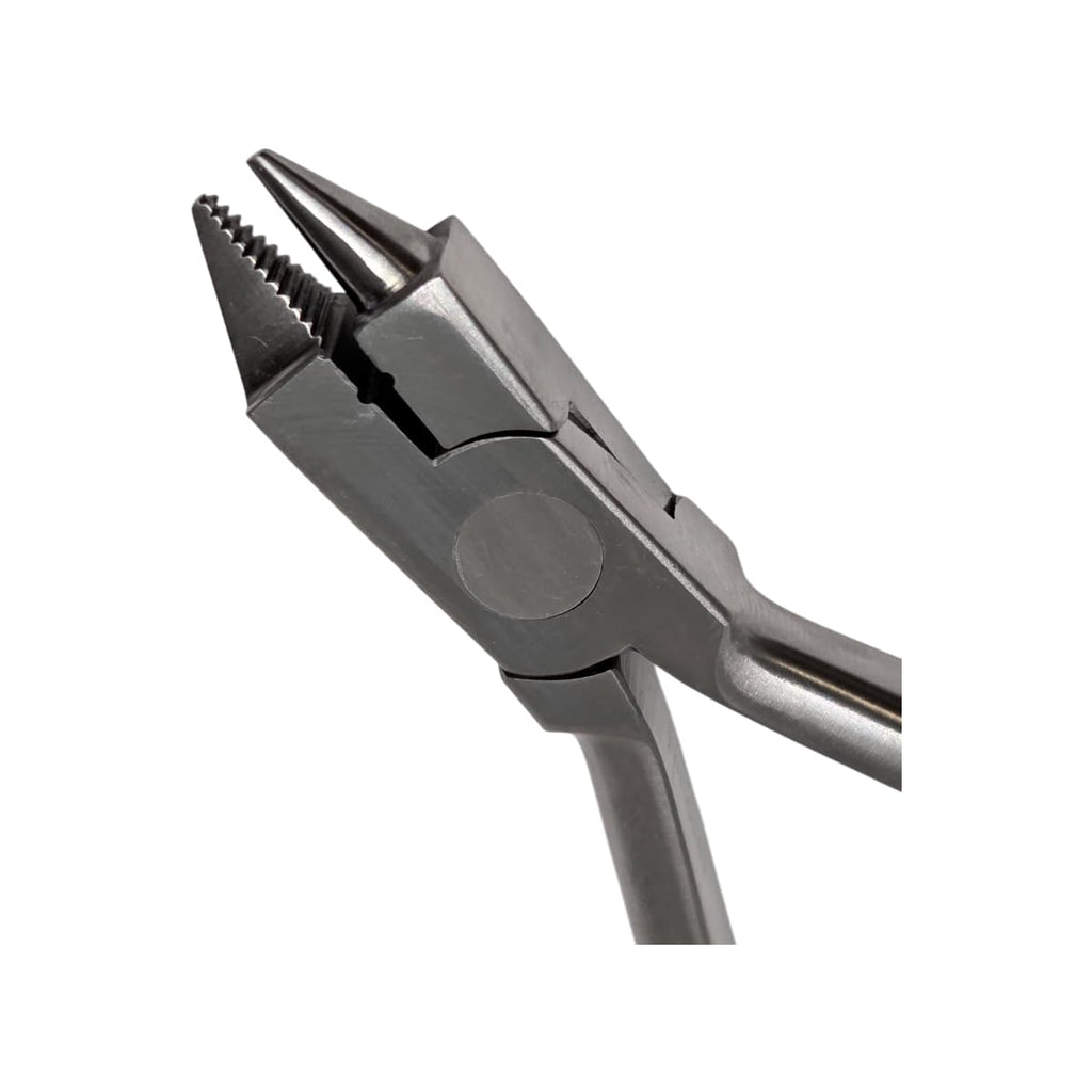 Set x 5 Orthodontic Bird Beak Pliers – Heavy & Serrated Jaw with Immunity-HS Tip Inserts – Japanese Steel – Premium Orthodontics – One Year Warranty – Ships from USA – Made by Orthodentalusa Corp.