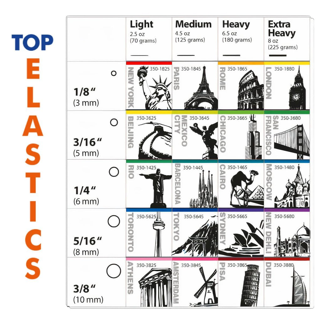 Orthodontic Intraoral Elastic - 50 bag x 100pcs - Surgical latex, 5000 pcs per box, packaged in resealable poly bags - Made in USA - Orthodentalusa Corp. Free Shipping