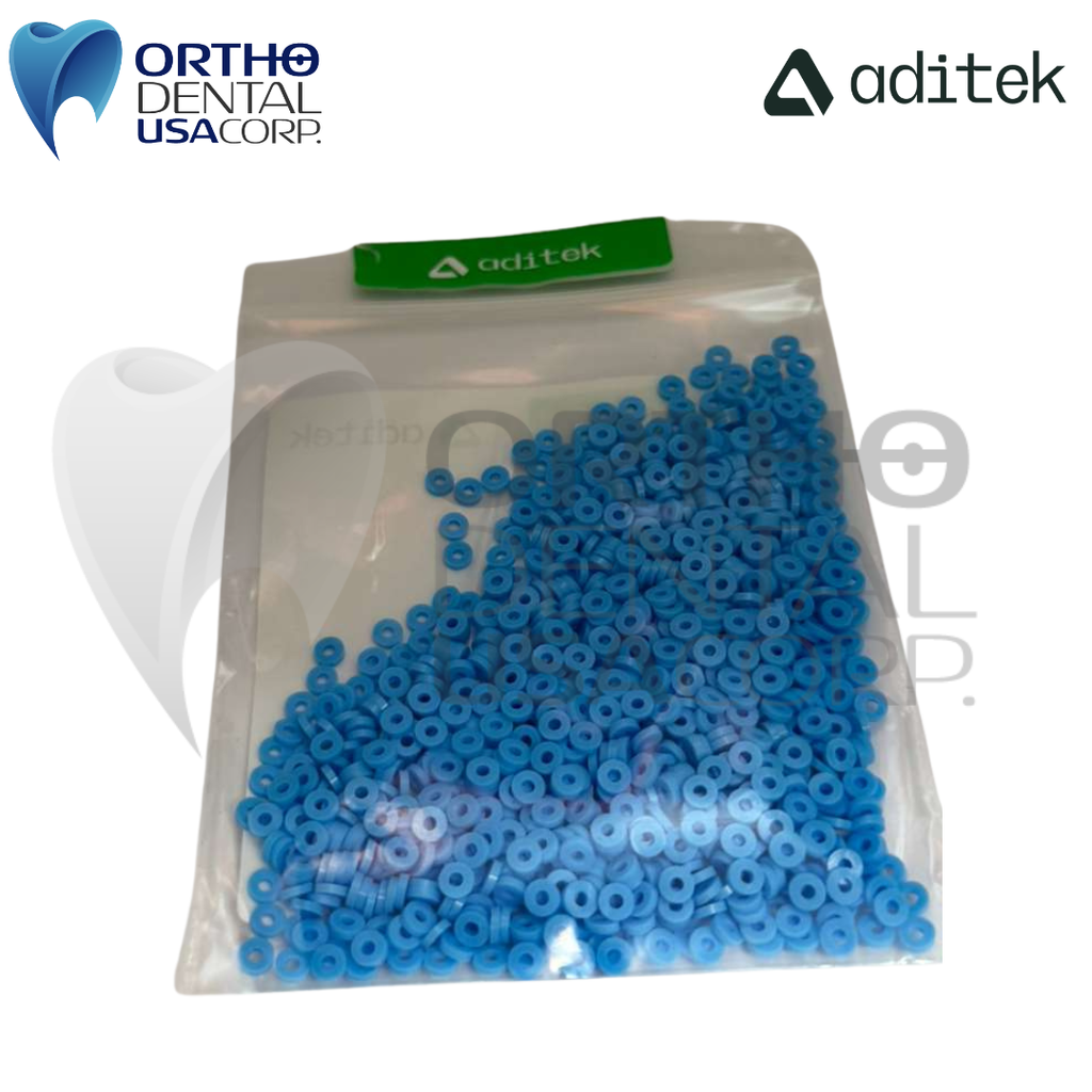 Separator Elastic 5/32″ Blue Pack w/1000 Aditek 06.02.0002