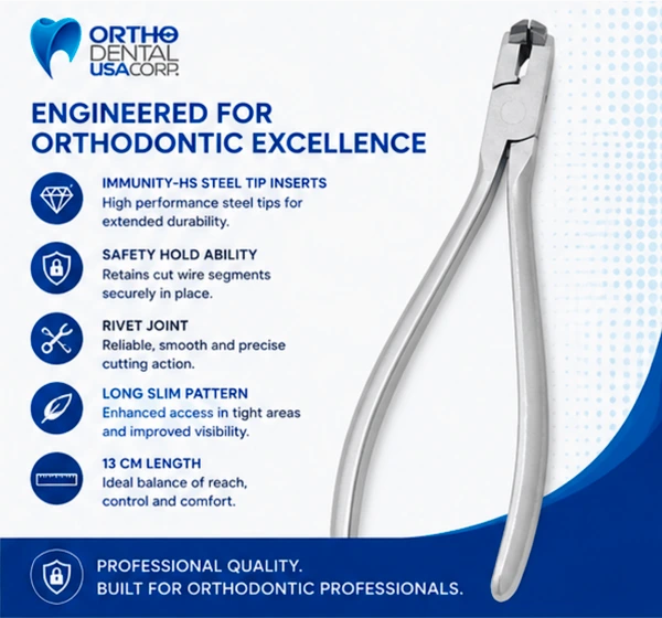 Distal end Cutters, Univesal, Long Slim Pattern 13 cm
