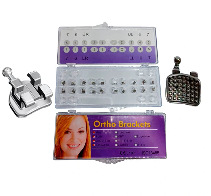 Case of Brackets MIM Monoblock hook 3,4,5 sandblasted 20 pcs