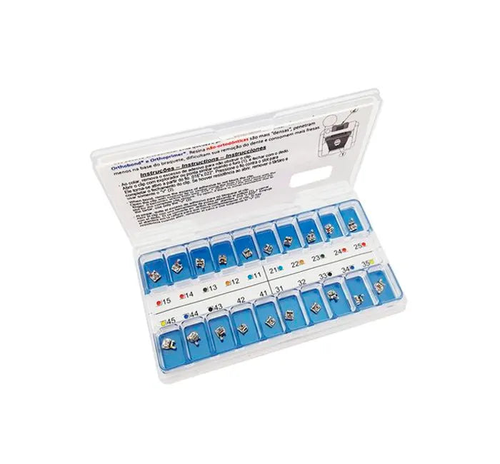 Kit of Brackets case Prescription Roth - SLI .022" - Hook Can - Bicusp - 20pcs