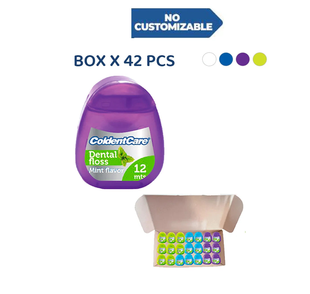 Dental Floss Mint Pocket Box x 42 pcs