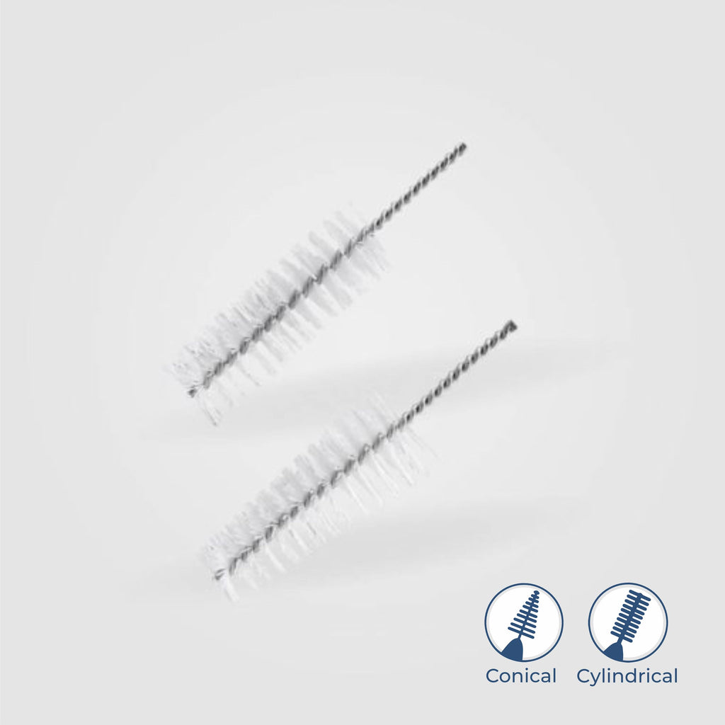 ColdentCare Orthodontic Interdental Toothbrush Dental Brush for Teeth Cleaning 4 Pack of 6, 3 Conical - 3 Cylindrical, Count 24 interdental Toothbrush Free Shipping