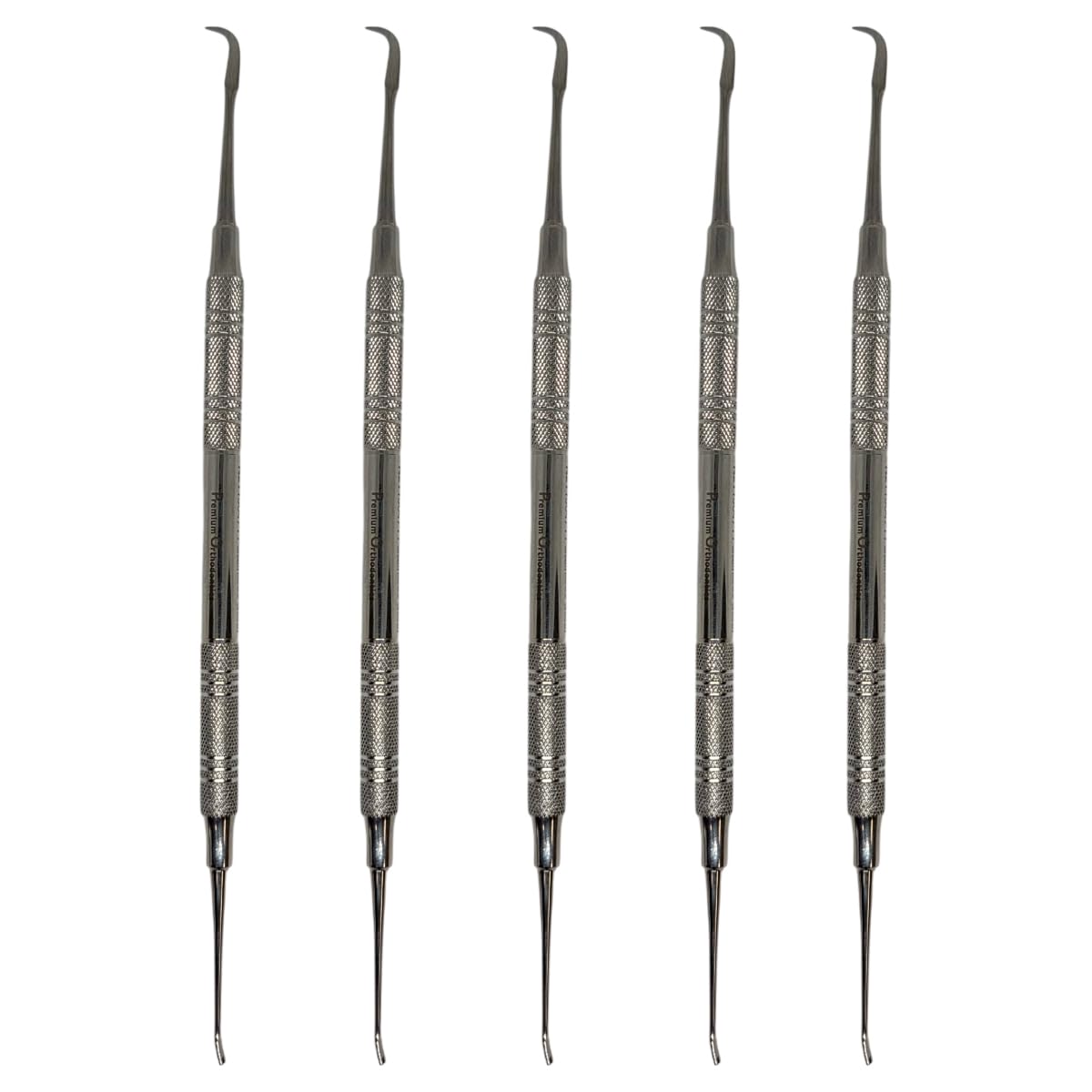 Set x 5 Orthodontic Dental Ligature Director Scalers – Sharpened and Polished Tips – Japanese Steel – Premium Orthodontics – One Year Warranty – Ships from USA – Made by Orthodentalusa Corp.