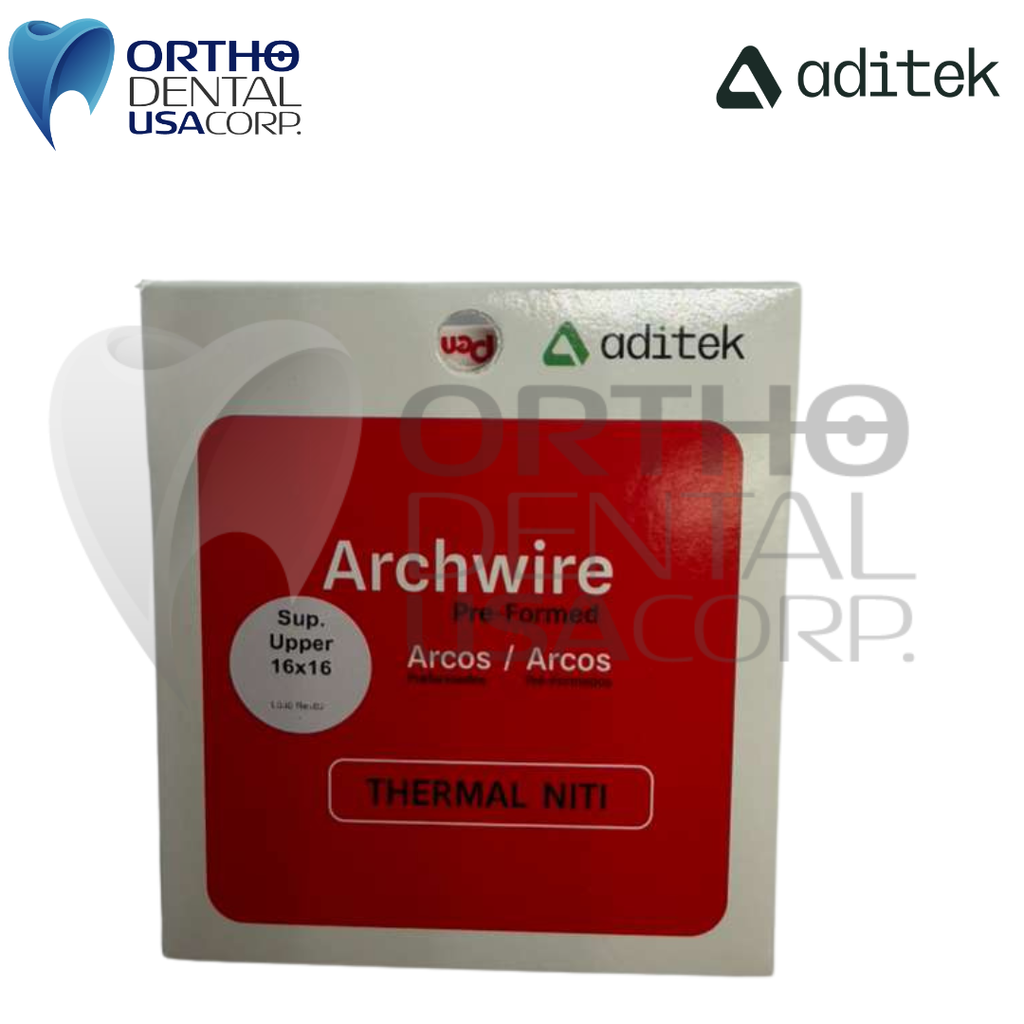 Thermal Niti Archwire Natural Upper 016×016 w/10 09.16.0566
