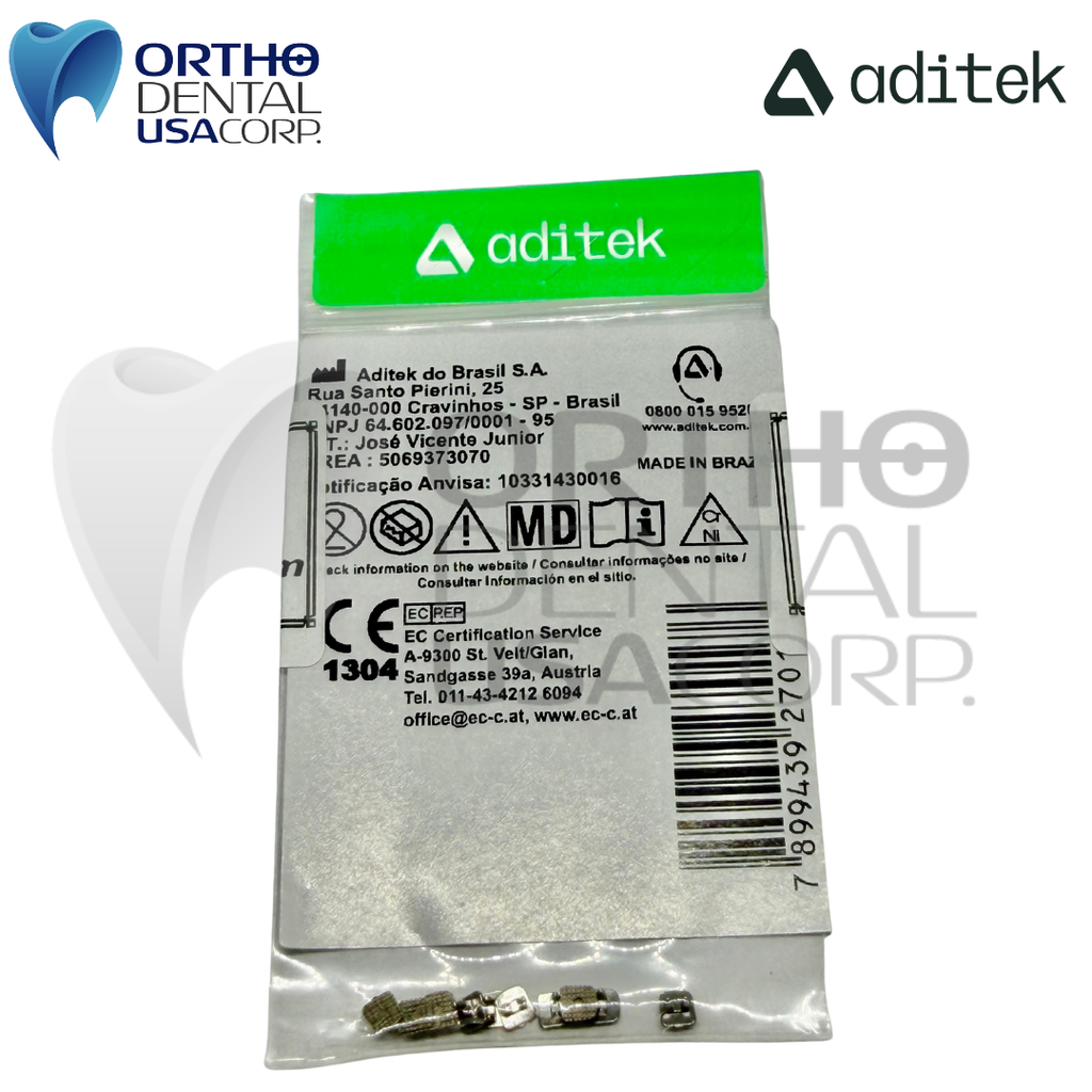Tongue Tramers Spur / Spike Habit Appliance Rectangular Lingual 10/Pk Aditek 01.06.0001.4