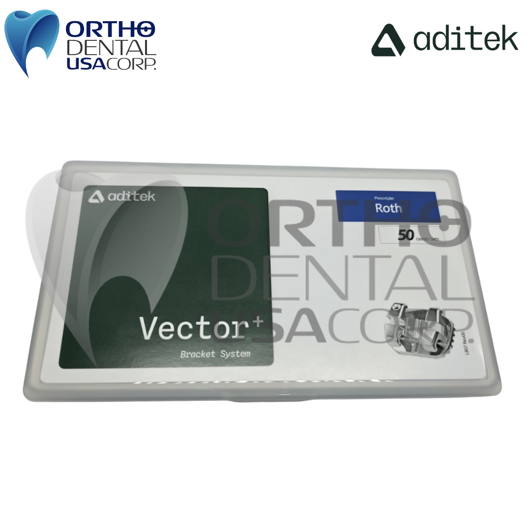 50 Kits 6×6 Vector+ 022 Roth Hk 3,4,5 w/1200 (50 patients) Aditek 05.40.0359