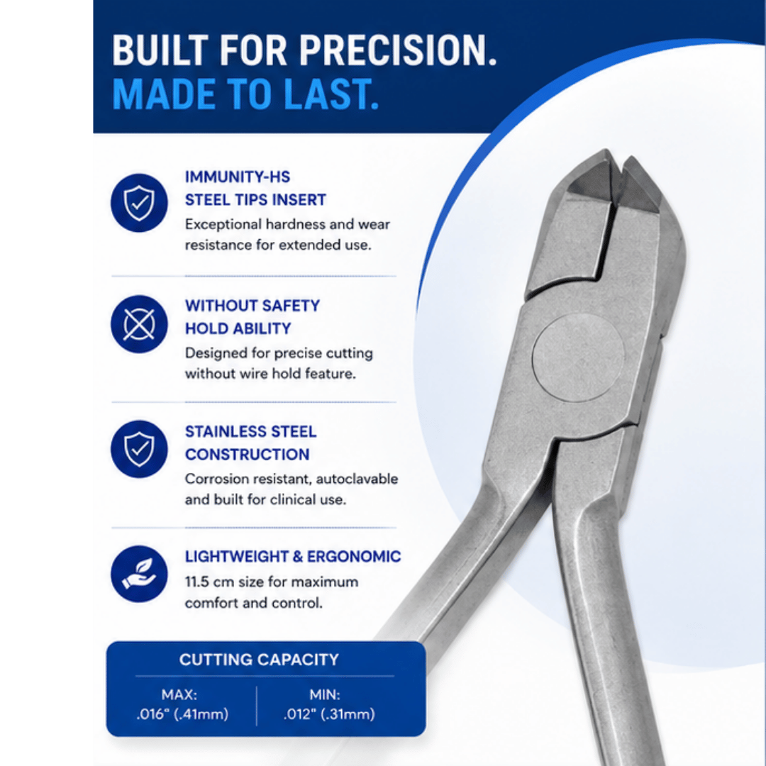Distal Cutters, Flush Cut, 45 Degree Angled, 11.5 cm