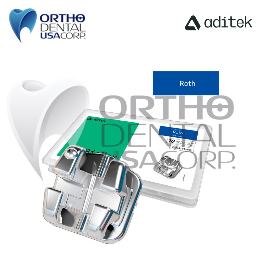 50 Kits 6×6 Vector+ 022 Roth Hk 3,4,5 w/1200 (50 patients) Aditek 05.40.0359