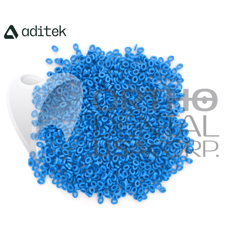 Separator Elastic 5/32″ Blue Pack w/1000 Aditek 06.02.0002
