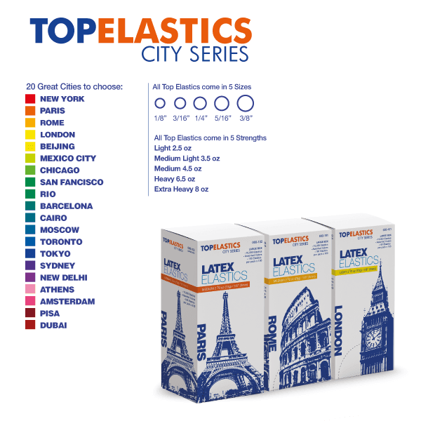 Intraoral Elastics – 5000 pcs (50 Bag x 100 pcs)