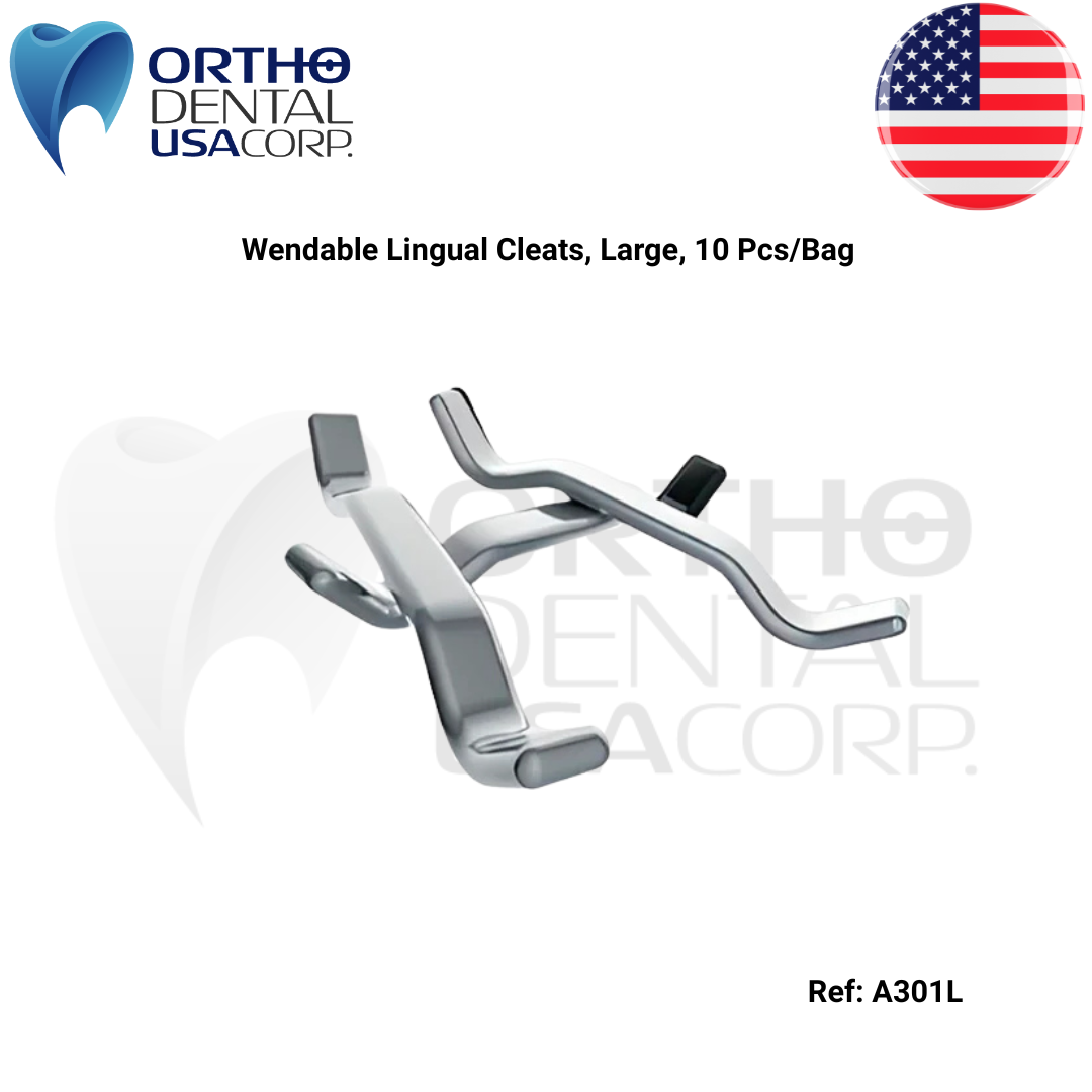 Wendable Lingual Cleats, Large, 10 Pcs/Bag A301L