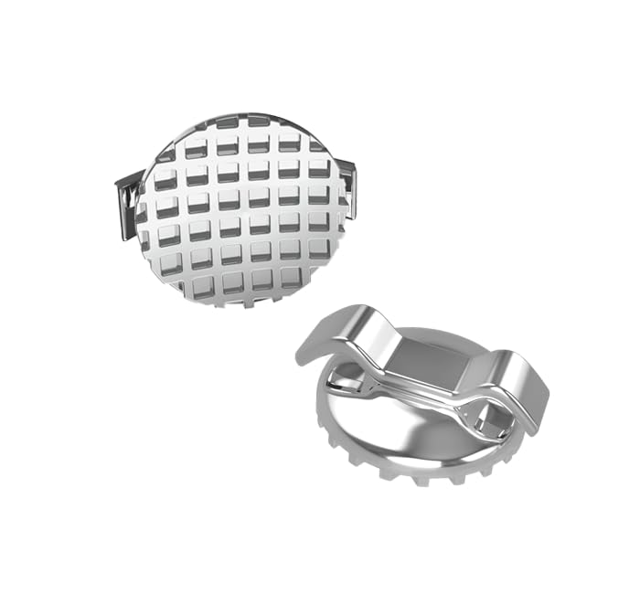 Dental Orthodontic Bonding Lingual/Buccal: Lingual Cleats Bondable Round Base - 10 pcs (A302a) - Made in USA Orthodentalusa Corp.