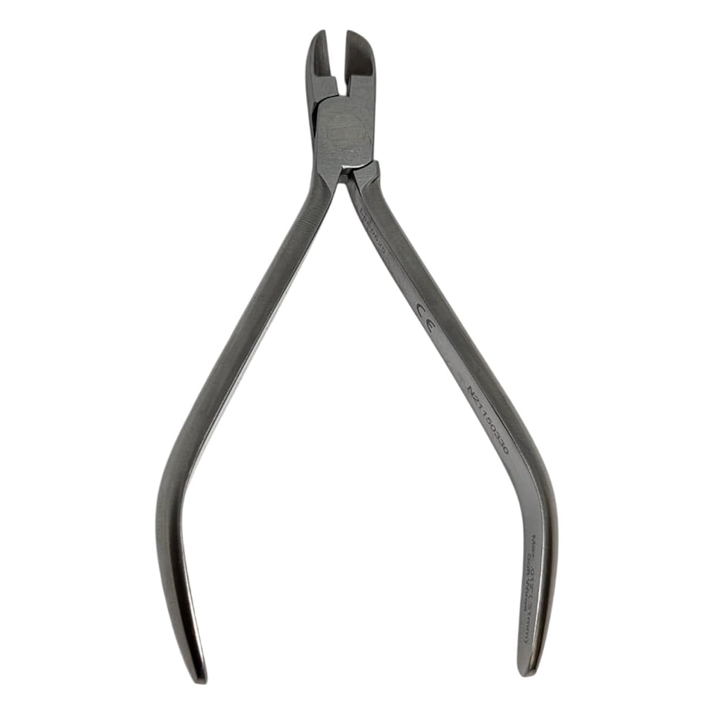 Set x 5 Orthodontic Ligature & Pin Cutters – Wide Straight 12 cm with SS Tip – Hu-Friedy Style/One-Year Warranty - Made for The USA by Premium Orthodontics - Orthodentalusa Corp. (N21150330)