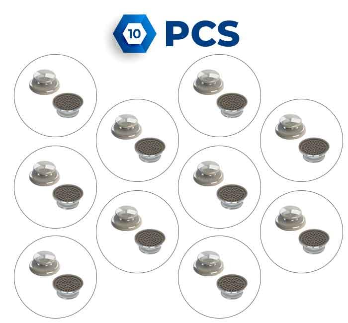 Dental Orthodontic Bonding Lingual/Buccal: Lingual Buttons COMPOSITE Tooth color - 10 Units per Type (3010206) - Made in USA Orthodentalusa Corp.