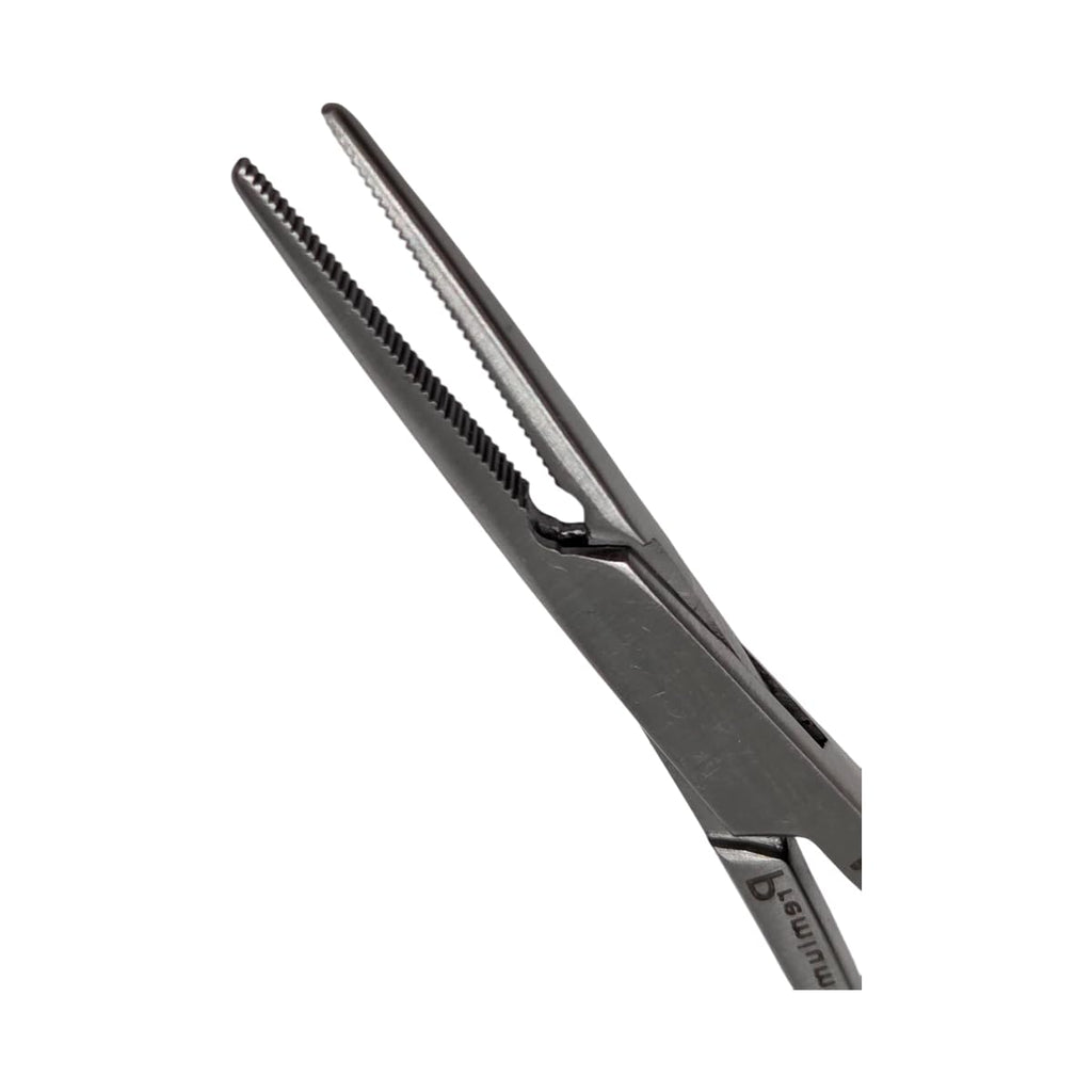 Set x 5 Orthodontic Dental Mosquito Forceps – 12.5 cm Straight - Finely Serrated Tips/One-Year Warranty - Made for The USA by Premium Orthodontics - Orthodentalusa Corp. (NA-17140)