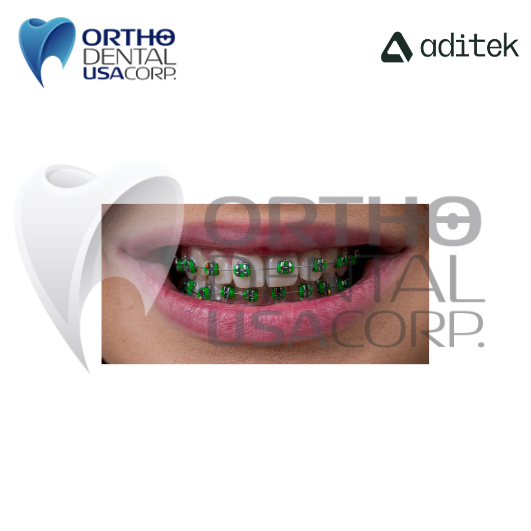 100 Kits Brackets 7×7 BioMax 022 Roth Hook 3,4,5 w/2800 pcs (100 patients) Aditek 05.04.0336