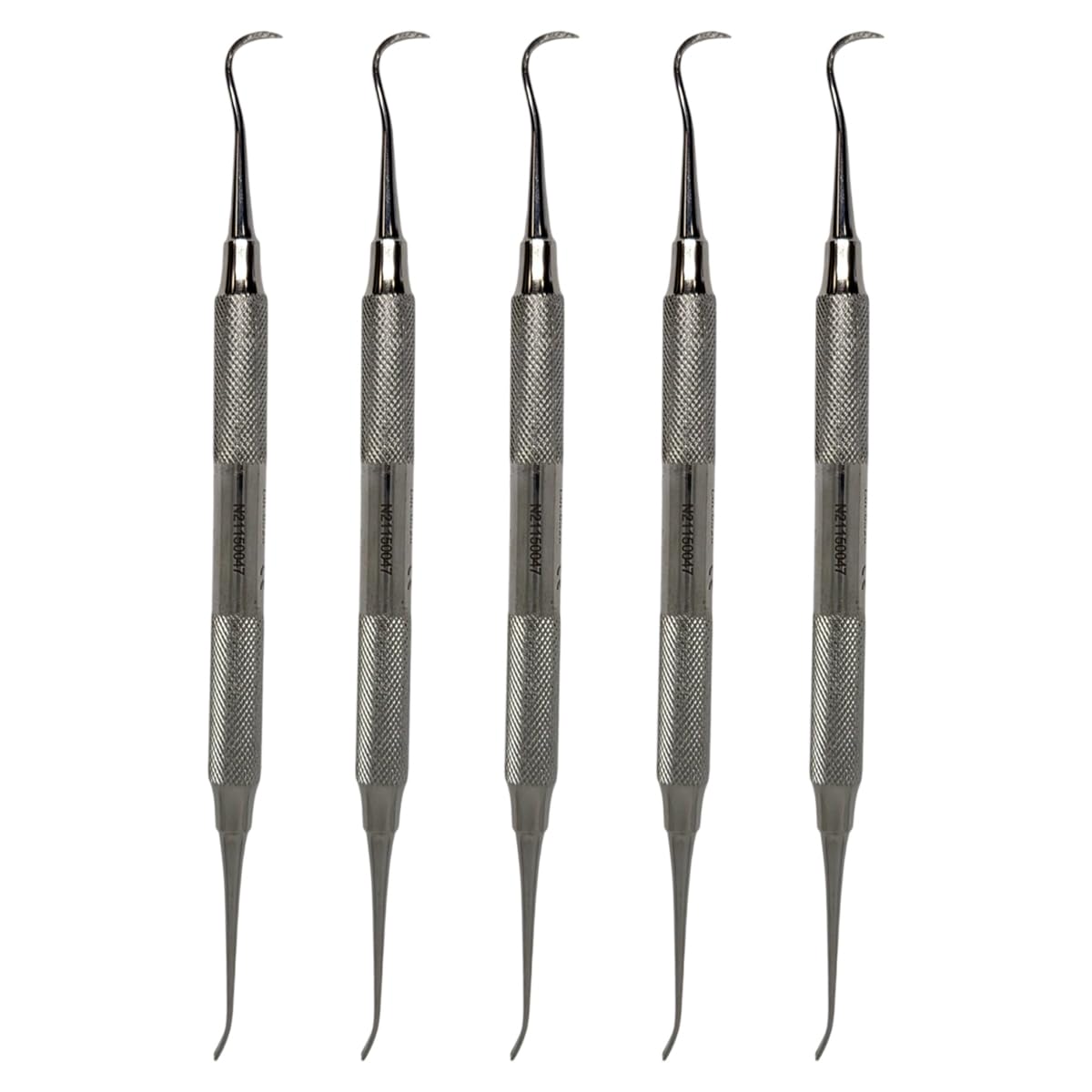 Set x 5 Orthodontic Dental Ligature Director Scalers - Textured, Anti-Slip Handle – Japanese Steel – Premium Orthodontics – One Year Warranty – Ships from USA – Made by Orthodentalusa Corp.