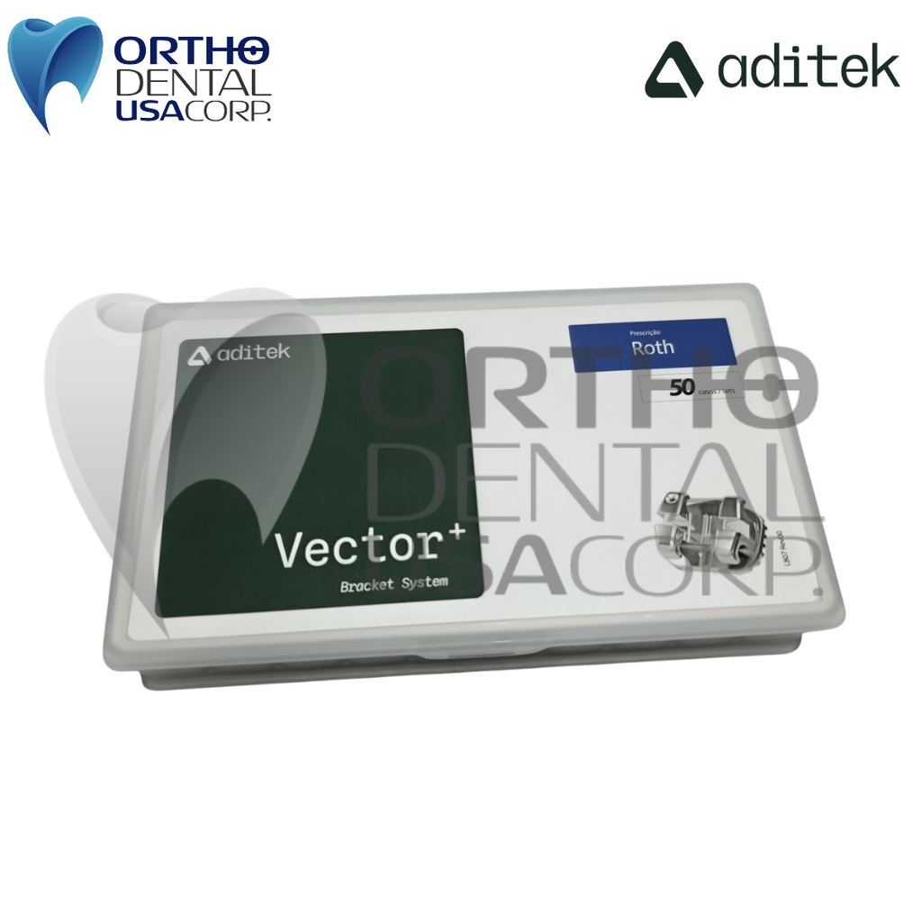 50 Kits 6×6 Vector+ 022 Roth Hk 3,4,5 w/1200 (50 patients) Aditek 05.40.0359