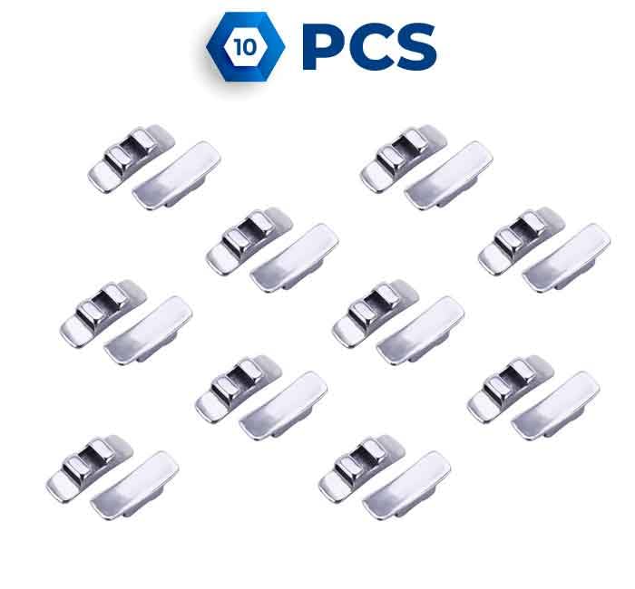 Orthodontic Bonding Lingual/Buccal: Composite Buttons, Lingual Rings (Round Base with Caplin Hooks) Bite Turbos and Clear Attachments (Round & Rectangular) 10 Units per Type. Free Shipping