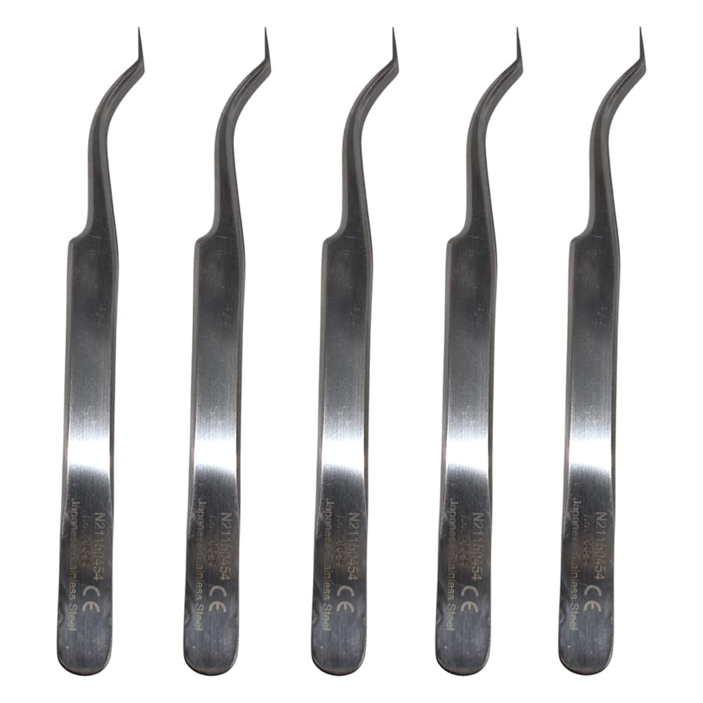 Set x 5 Orthodontic Dental Keats Buccal Tube Tweezers – Smooth Internal Surface – Japanese Steel – Premium Orthodontics – One Year Warranty – Ships from USA – Made by Orthodentalusa Corp.