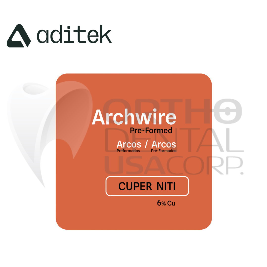 Copper Niti Archwire 35° Universal L 016 w/10 Aditek 09.02.0916