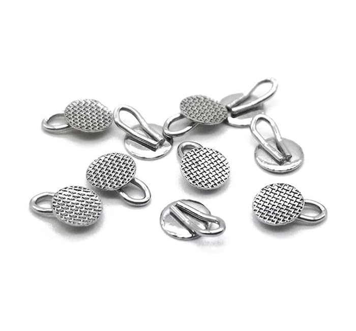 Orthodontic Bonding Lingual/Buccal: Composite Buttons, Lingual Rings (Round Base with Caplin Hooks) Bite Turbos and Clear Attachments (Round & Rectangular) 10 Units per Type. Free Shipping