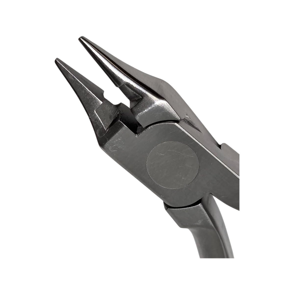 Set x 5 Orthodontic Bird Beak Pliers with Cutter – Slim and Sloped Beak – Japanese Steel – Premium Orthodontics – One Year Warranty – Ships from USA – Made by Orthodentalusa Corp.