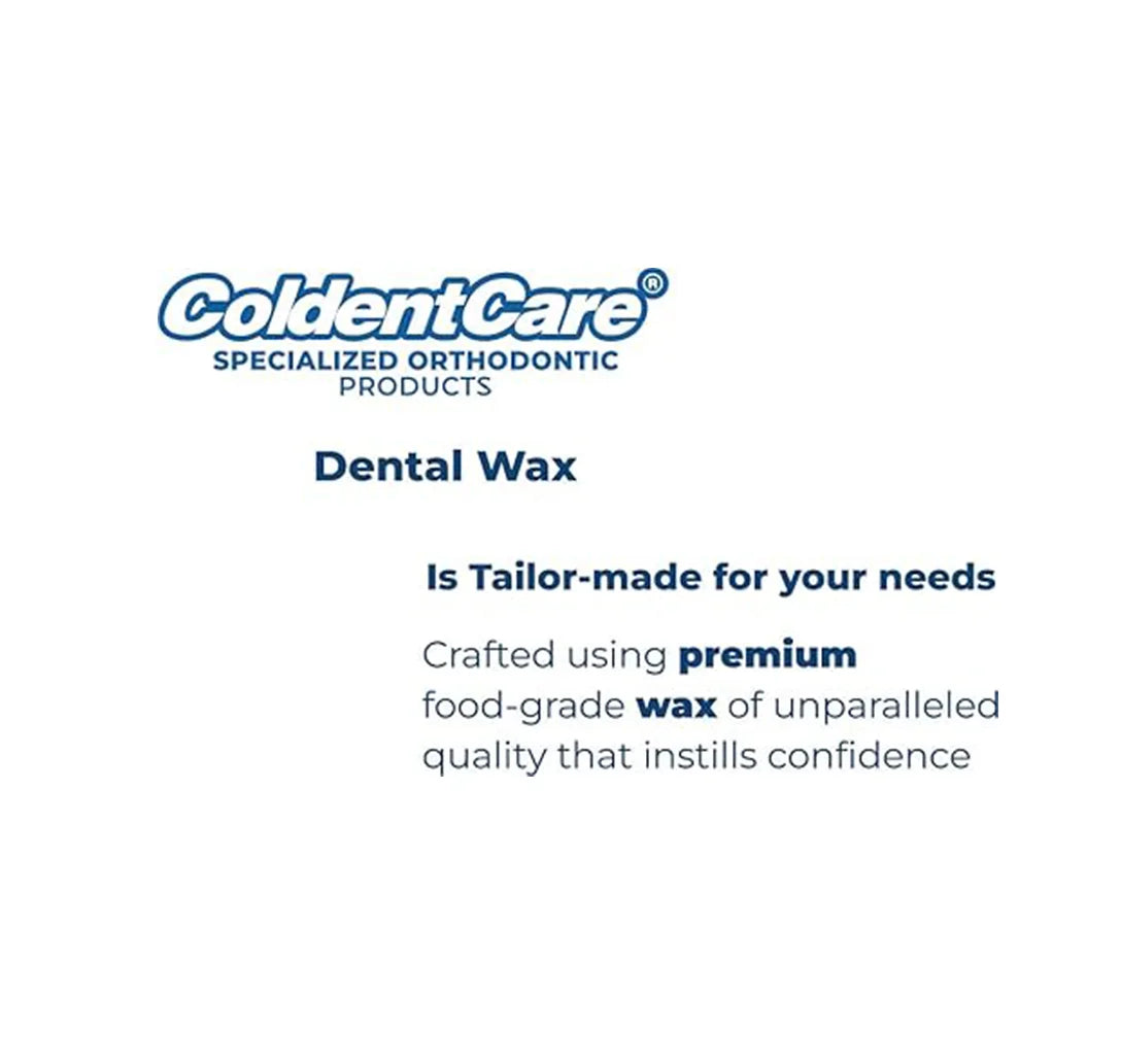 Orthodontic Braces Wax, 1450 pcs premium wax strips ColdentCare - Dental Wax for Braces and Aligners Wax Strips, Multicolor cases, 12 Pack with storage case, Light Mint Scent. 9024