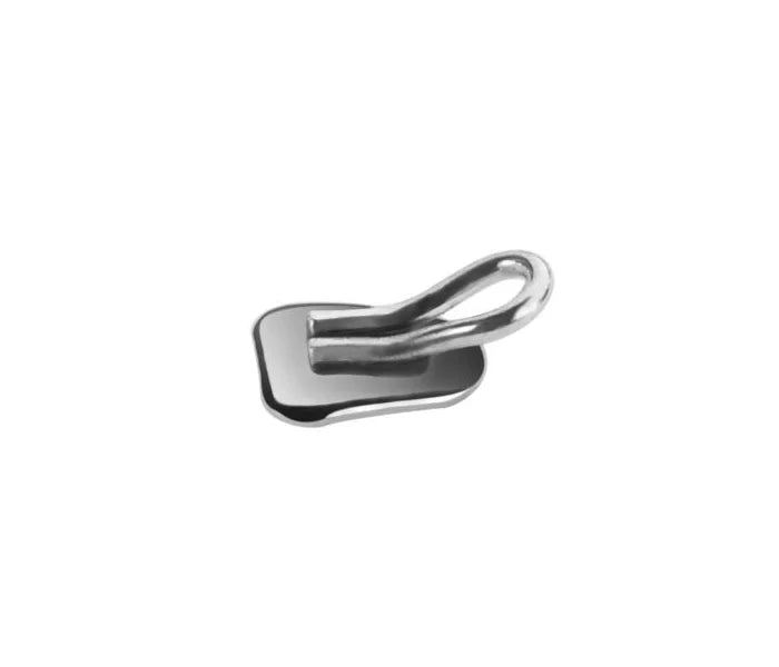 Bondable Lingual Rings, Rectangular Base, Caplin hooks, 10 pcs/Bag