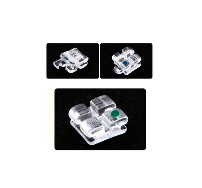 Orthodonitc Sapphire Brackets .022" W/H 3,4,5 – Sandblasted – 20 pcs