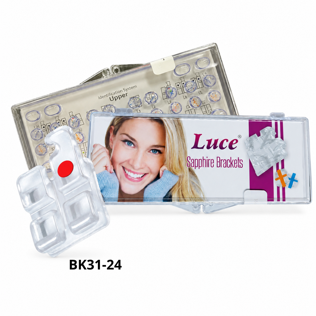 Orthodonitc Sapphire Brakect W/H 3,4,5 – Sandblasted – 20 pcs