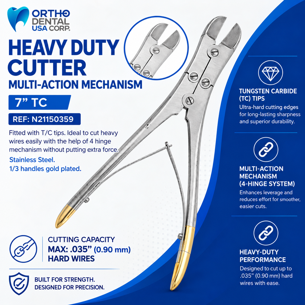 Heavy Duty Cutter, Multi-Action Mechanism 7” TC