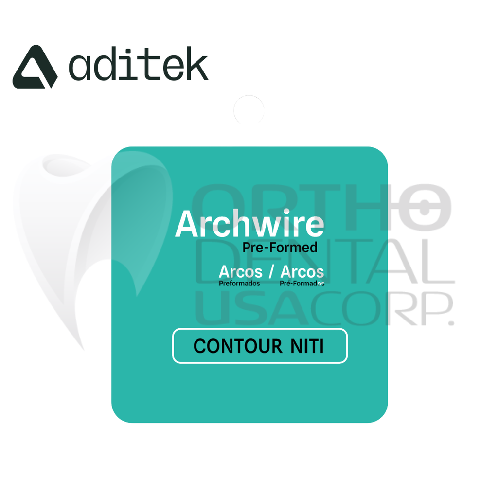 Copper Niti Archwire 35° Universal L 014X025 w/10 Aditek 09.08.0942