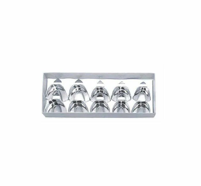 Impression Trays Solid Set Of 10Pcs