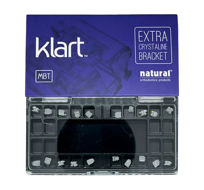 Ceramic Brackets Self-Ligation KLART W 3 MBT 0.22" Clear 20 pcs