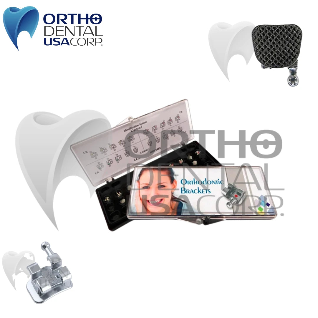 Bracket Roth / MBT MIM Slot W/H 3,4,5 Sandblasted Mesh - set 20 pcs 100-391M