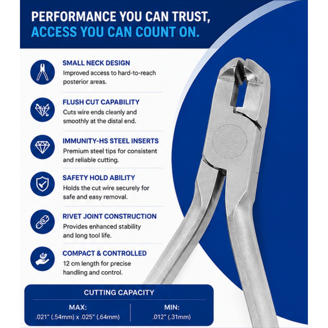 Distal end Cutter, Universal Cut. Small Neck, Maxi Look 12 cm