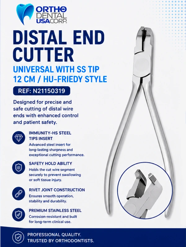 Distal end Cutter Universal With SS Tip 12 Cm / Hu-Friedy Style  Set x 6 N21150319