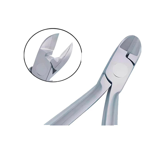 Hard Wire Cutter Pliers 15 Degree Long Beak 13.5 cm