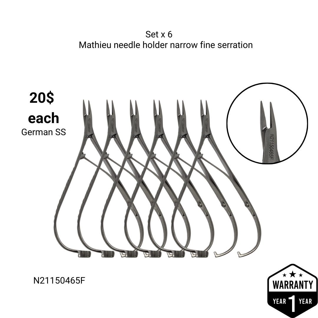 Set x 6 Premium Orthodontic Pliers and Instruments – Japanese Steel Tools Professionals/One-Year Warranty - Made for The USA - Orthodentalusa Corp. Free Shipping N21150465f