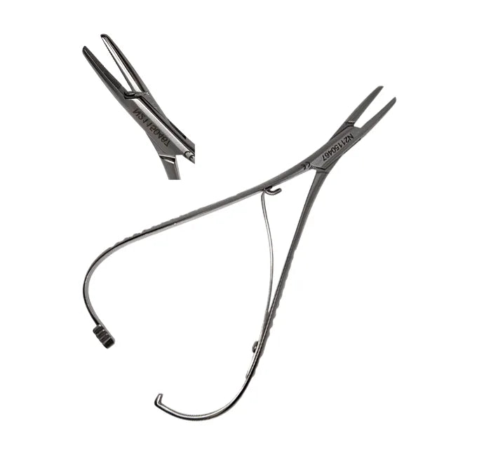 Mathieu Needle Holder 14 cm Wide Serrated