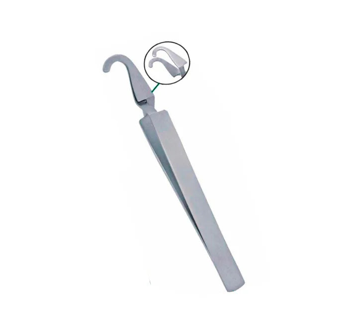 Bracket Tweezers 14cm Angled For Bonding / Posterior Placement