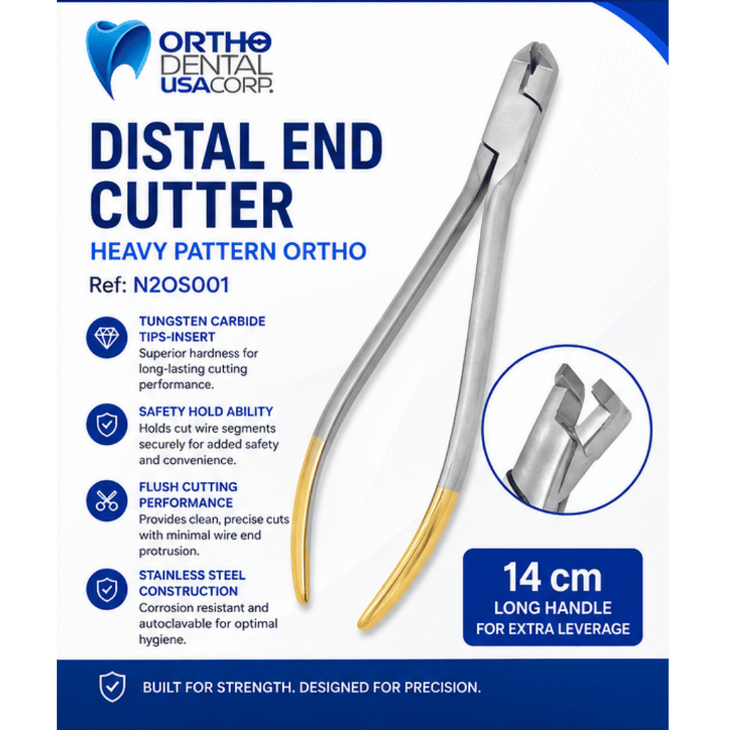 Distal end Cutter,Universal Cutter Heavy Pattern, Box Joint Long Handles 14 cm