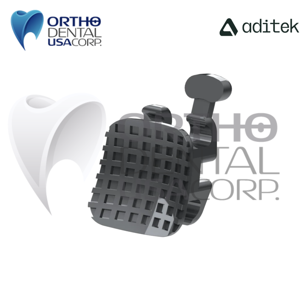 100 Kits Brackets 7×7 BioMax 022 Roth Hook 3,4,5 w/2800 pcs (100 patients) Aditek 05.04.0336