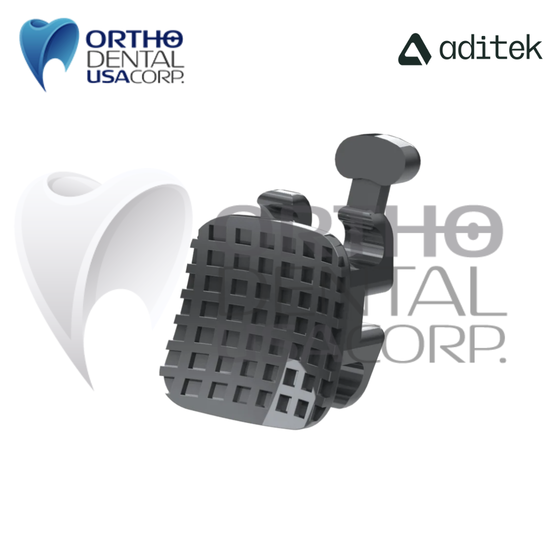 100 Kits Brackets 7×7 BioMax 022 Roth Hook 3,4,5 w/2800 pcs (100 patients) Aditek 05.04.0336
