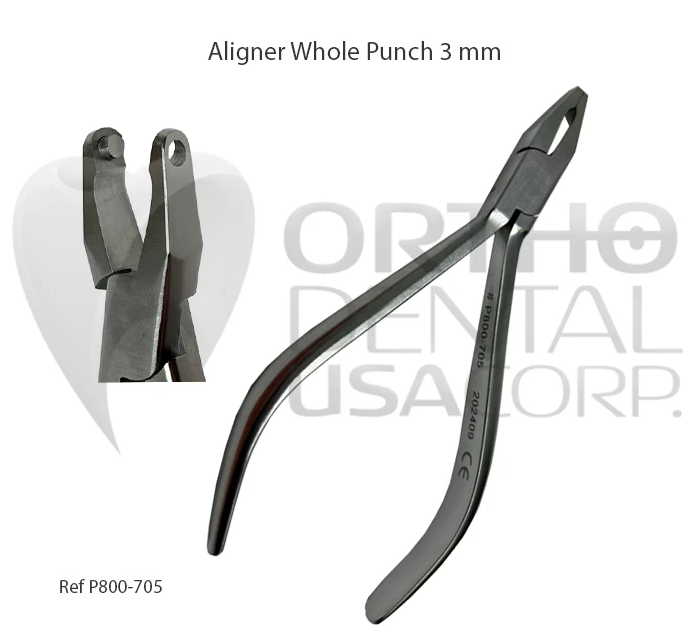Aligner Whole Punch 3 mm Orthodontic Aligner pliers for INVISALIGN  P800-705