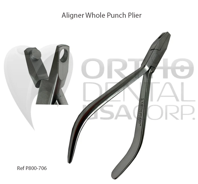 Aligner Whole Punch plier Orthodontic Aligner pliers for INVISALIGN P800-706